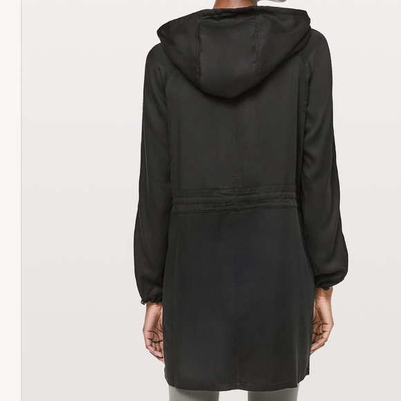 Lululemon City Stroll Trench Coat Sz 8 - Picture 3 of 9